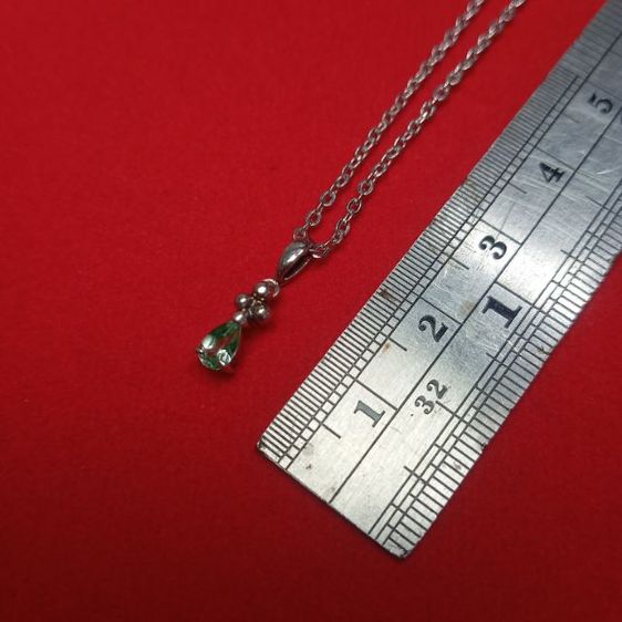 🔖จี้เงินแท้ พลอยแท้ ตอกโค๊ตSilver925 งานจากญี่ปุ่น แถมสร้อยคอสีเงิน รูปที่ 4