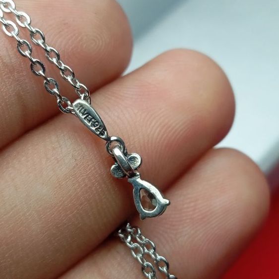 🔖จี้เงินแท้ พลอยแท้ ตอกโค๊ตSilver925 งานจากญี่ปุ่น แถมสร้อยคอสีเงิน รูปที่ 3