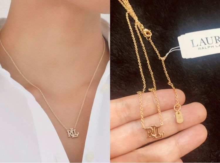 อื่นๆ สร้อยคอและจี้ สร้อยคอราฟ Lauren Ralph Lauren LRL Necklace ✨ ของใหม่ งานแท้ 💯 