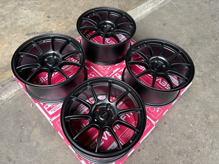 ล้อแม็กมือ1 ขอบ18 TC105 5รู114 กว้าง8.5 ออฟ35 สีดำ งานSEVENFIFTH งานสวยมากๆ รูปที่ 2