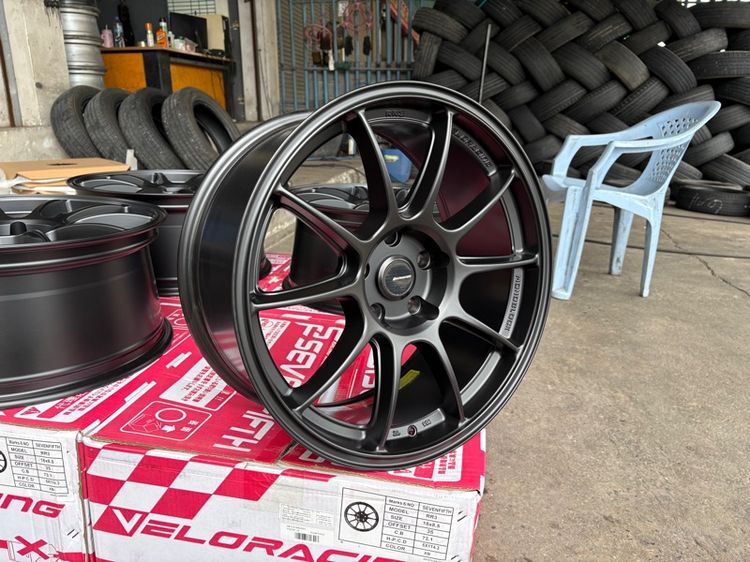 ล้อแม็กมือ1 ขอบ18 TC105 5รู114 กว้าง8.5 ออฟ35 สีดำ งานSEVENFIFTH งานสวยมากๆ รูปที่ 6