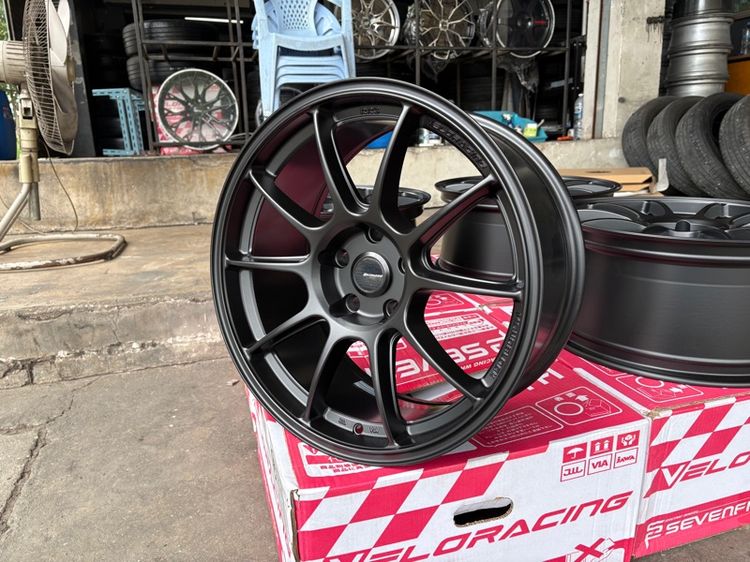 ล้อแม็กมือ1 ขอบ18 TC105 5รู114 กว้าง8.5 ออฟ35 สีดำ งานSEVENFIFTH งานสวยมากๆ รูปที่ 5