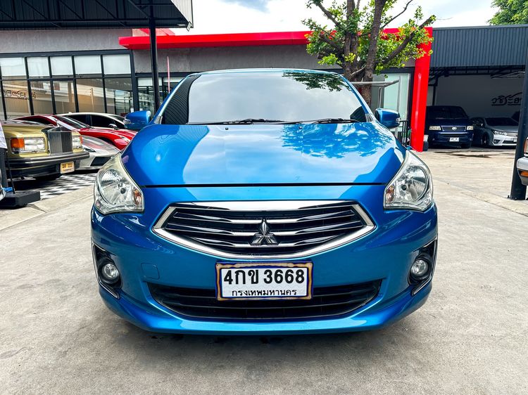 Mitsubishi Attrage 2013 1.2 GLS Sedan เบนซิน เกียร์อัตโนมัติ น้ำเงิน รูปที่ 2
