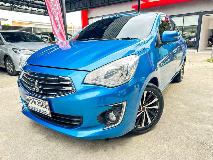 รถ Mitsubishi Attrage 1.2 GLS สี น้ำเงิน