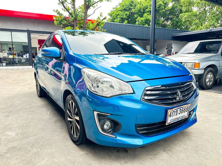 Mitsubishi Attrage 2013 1.2 GLS Sedan เบนซิน เกียร์อัตโนมัติ น้ำเงิน รูปที่ 3