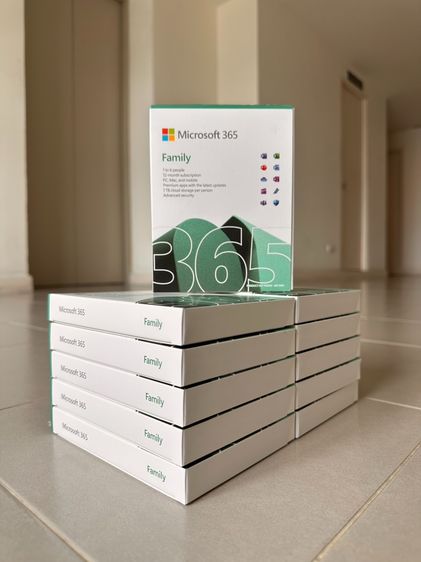 MICROSOFT 365 ไมโครซอฟต์ 365 MICROSOFT 365 FAMILY (1 TO 6 PEOPLE - ENGLISH 12M SUB FPP-6GQ-01896 รูปที่ 2
