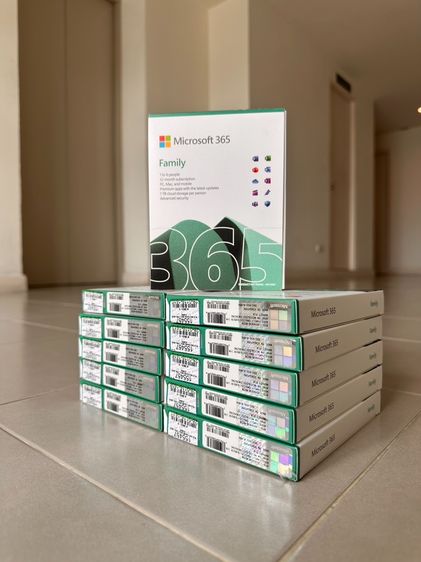MICROSOFT 365 ไมโครซอฟต์ 365 MICROSOFT 365 FAMILY (1 TO 6 PEOPLE - ENGLISH 12M SUB FPP-6GQ-01896 รูปที่ 4