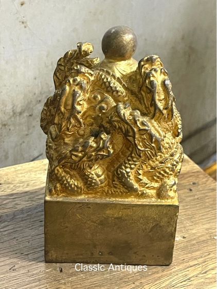 ตราประทับ มังกร กระไหล่ทอง สะสมA2 รูปที่ 13