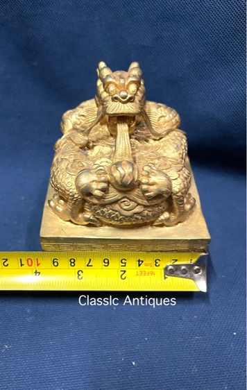 ตราประทับ มังกร กะไหล่ทอง สะสมA3 รูปที่ 10