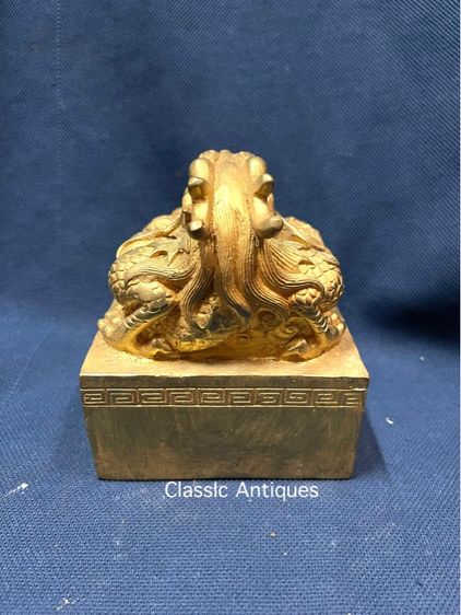 ตราประทับ มังกร กะไหล่ทอง สะสมA3 รูปที่ 7