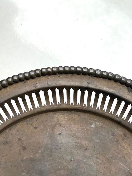 ถาด ทองเหลือง ไถงวน โบราณA2 รูปที่ 6