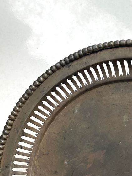 ถาด ทองเหลือง ไถงวน โบราณA2 รูปที่ 7