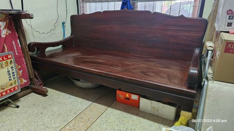 โซฟาเตียงไม้ (ตัวใหญ่นอนได้สบายๆ) 