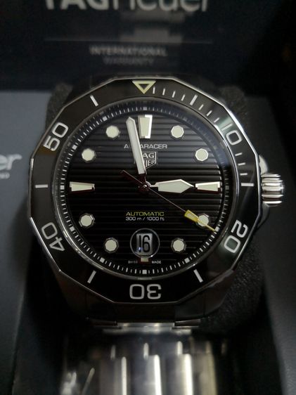 TAG HEUER Aquaracer Auto (WBP201A) สีดำ   ขนาด 43mm  รูปที่ 3