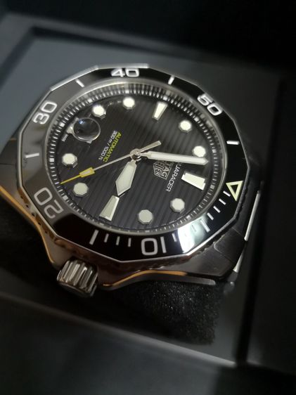 TAG HEUER Aquaracer Auto (WBP201A) สีดำ   ขนาด 43mm  รูปที่ 7
