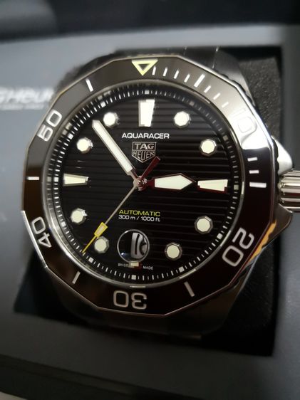 TAG HEUER Aquaracer Auto (WBP201A) สีดำ   ขนาด 43mm  รูปที่ 5
