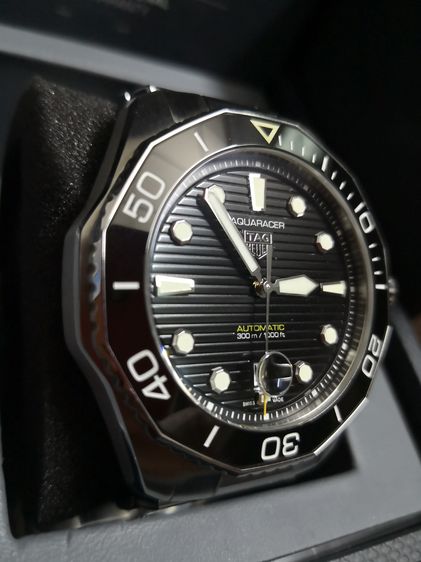 TAG HEUER Aquaracer Auto (WBP201A) สีดำ   ขนาด 43mm  รูปที่ 6