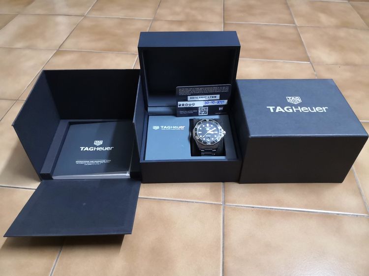 TAG HEUER Aquaracer Auto (WBP201A) สีดำ   ขนาด 43mm 