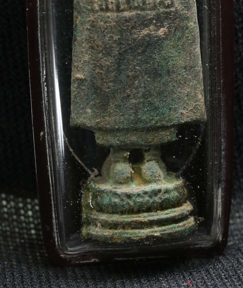 พระยืนสนิมเขียวบูชา ปางห้ามสมุทร สูงประมาณ 8 เซนกว้าง2เซน ไม่ทราบที่ครับ รูปที่ 7