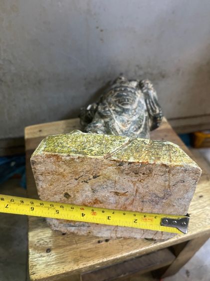 เทพเจ้า กวนอู หินแกะสลัก โบราณสะสมA2 รูปที่ 15