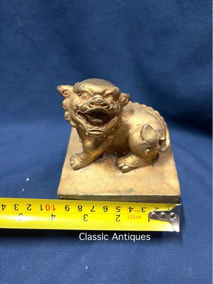 ตราประทับ สิงโตจีน กะไหล่ทอง สะสมA4 รูปที่ 11