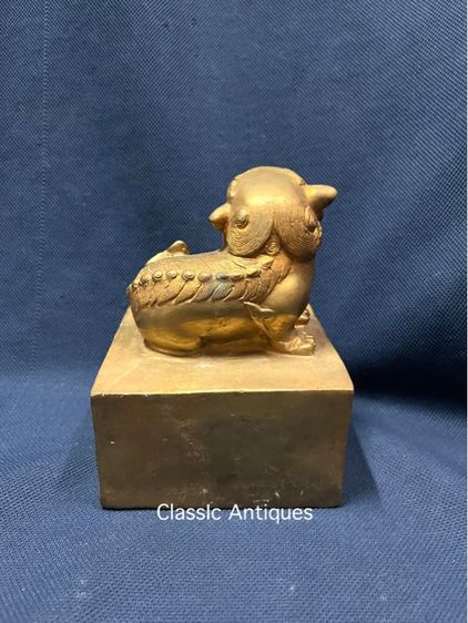 ตราประทับ สิงโตจีน กะไหล่ทอง สะสมA4 รูปที่ 7