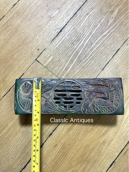 หมอนหิน แกะสลัก มังกร หงษ์ สะสม รูปที่ 11