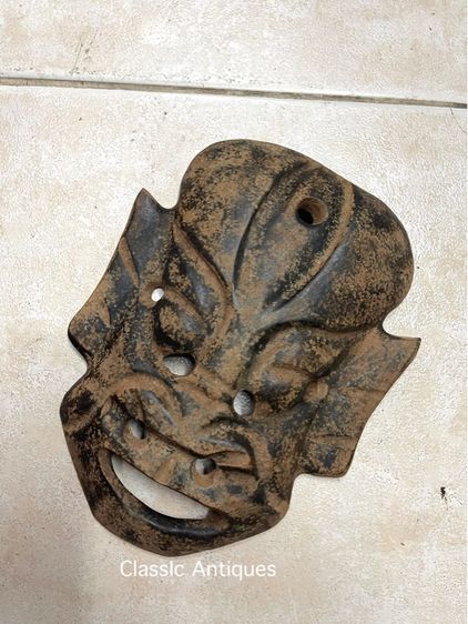 หน้ากากหิน แกะสลัก สะสม รูปที่ 3