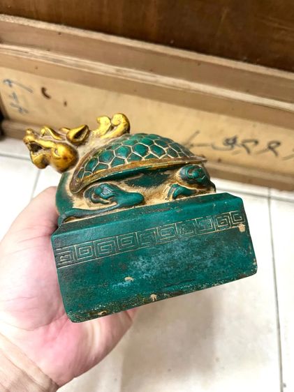 ตราประทับ เต่ามังกร หินแกะสลัก สะสม รูปที่ 8