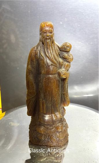 เทพเจ้า ฮกลกซิ้ว งานแกะสลัก สะสม รูปที่ 13