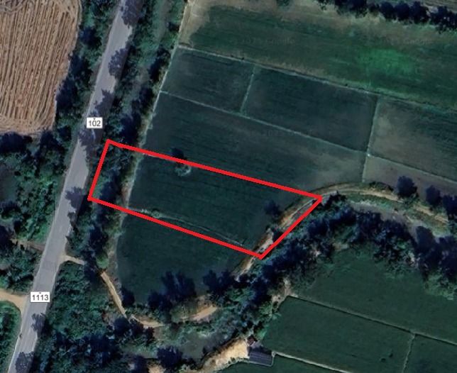 ที่ดินเปล่า 3ไร่กว่า ห่าง4แยกซอย9 700เมตร ติดถนนทำเลดี รูปที่ 2