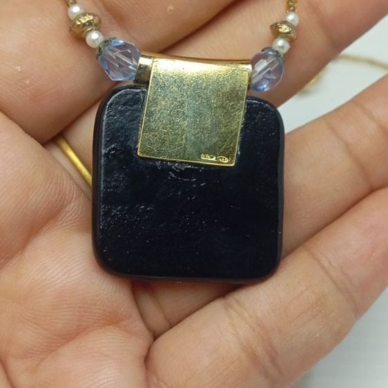 🔖สร้อยคอจี้สีทอง มีตอกโค้ดด้านหลังจี้  งานจากต่างประเทศ รูปที่ 9