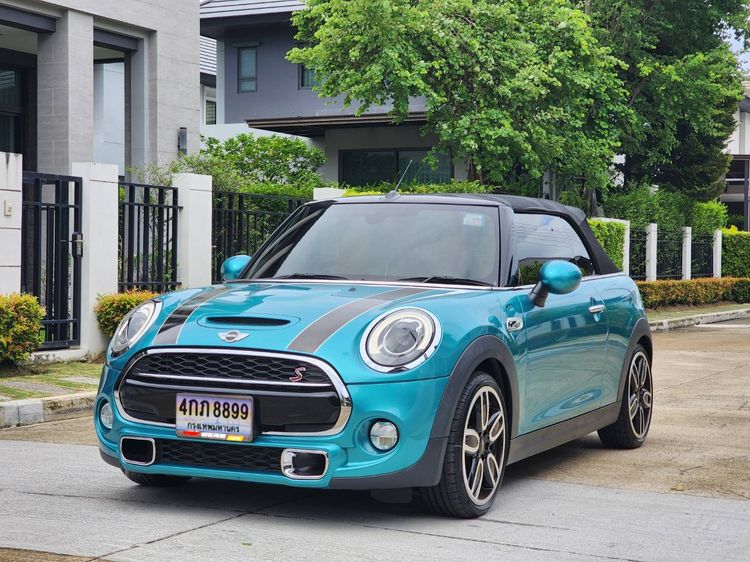 Mini CONVERTIBLE 2017 2.0 S Sedan เบนซิน ไม่ติดแก๊ส เกียร์อัตโนมัติ ฟ้า รูปที่ 2