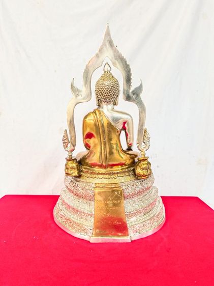พระบูชา หลวงพ่อเพชร วัดท่าหลวง จ.พิจิตร ปี2500 เนื้อทองเหลืองสองกษัตริย์ หน้าตัก 5 นิ้ว รูปที่ 3