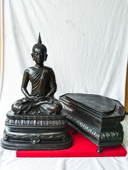 พระนิรันตราย กรมตำรวจ วัดบวรนิเวศน์วรวิหาร ปี2555 หน้าตัก9นิ้ว เนื้อโลหะทองเหลือง รูปที่ 2