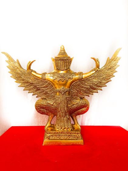 พญาครุฑ พุทธบูชา พิธีเศรษฐี มหาเศรษฐี วัดครุฑธาราม จ.อยุธยา ปี2561 เนื้อทองเหลือง รูปที่ 4