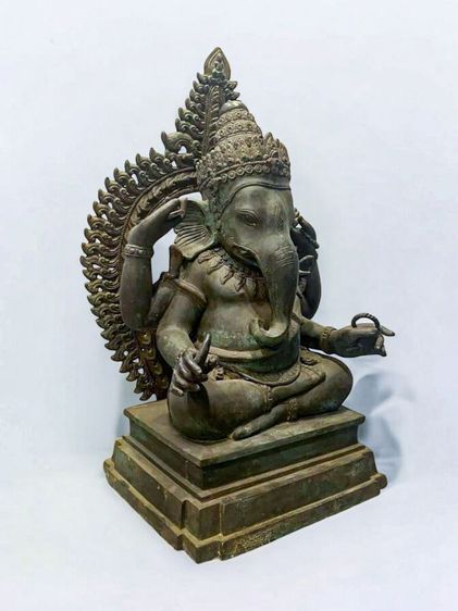 พระพิฆเนศ โบสถ์พราหมณ์ เสาชิงช้า พิธีใหญ่ ใจกลางเมือง ปี2545 หน้าตัก16นิ้ว สูง32นิ้ว รูปที่ 2