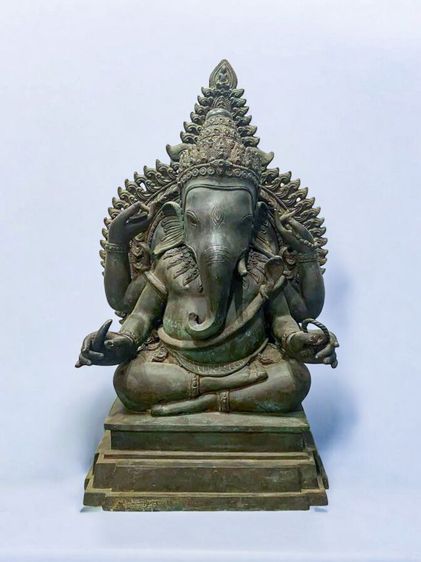 พระพิฆเนศ โบสถ์พราหมณ์ เสาชิงช้า พิธีใหญ่ ใจกลางเมือง ปี2545 หน้าตัก16นิ้ว สูง32นิ้ว