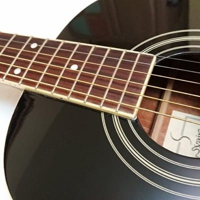 ขายกีต้าร์โปร่ง S.Yairi YM-17BK สีดำเงา บอดี้เล็ก เสียงดี เหมาะแก่พกพาเดินทาง รูปที่ 12