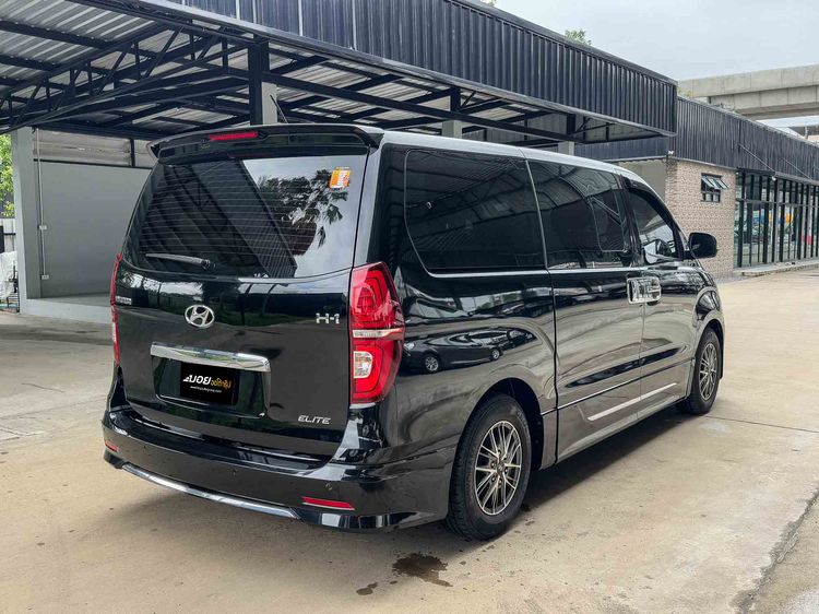 Hyundai H-1  2021 2.5 Elite Utility-car ดีเซล ไม่ติดแก๊ส เกียร์อัตโนมัติ ดำ รูปที่ 4