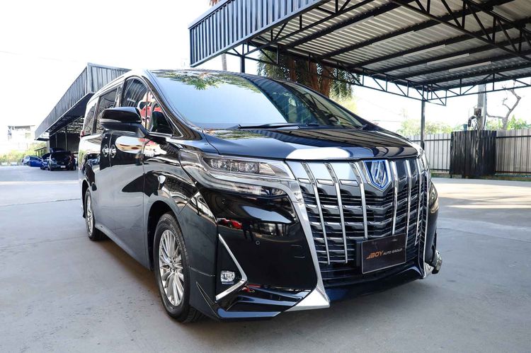 Toyota Alphard 2018 2.5 Hybrid E-Four Welcab 4WD Utility-car ไฮบริด ไม่ติดแก๊ส เกียร์อัตโนมัติ ดำ รูปที่ 3