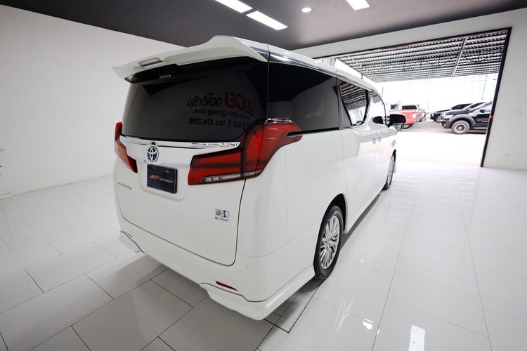 Toyota Alphard 2019 2.5 HV 4WD Utility-car ไฮบริด ไม่ติดแก๊ส เกียร์อัตโนมัติ ขาว รูปที่ 4