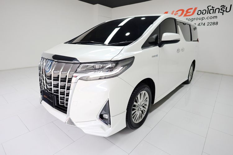 รถ Toyota Alphard 2.5 HV 4WD สี ขาว