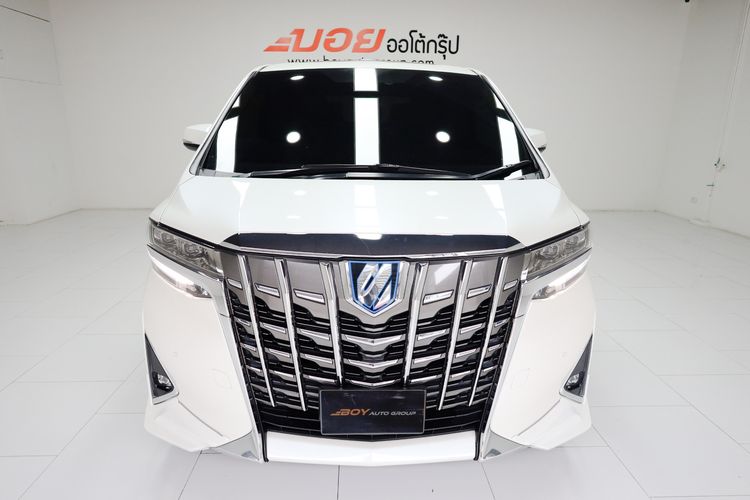 Toyota Alphard 2019 2.5 HV 4WD Utility-car ไฮบริด ไม่ติดแก๊ส เกียร์อัตโนมัติ ขาว รูปที่ 2