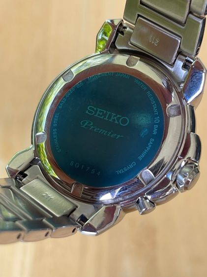 SEIKO Premier Perpetual Calendar White Dial  รุ่น SNQ155P1 รูปที่ 12