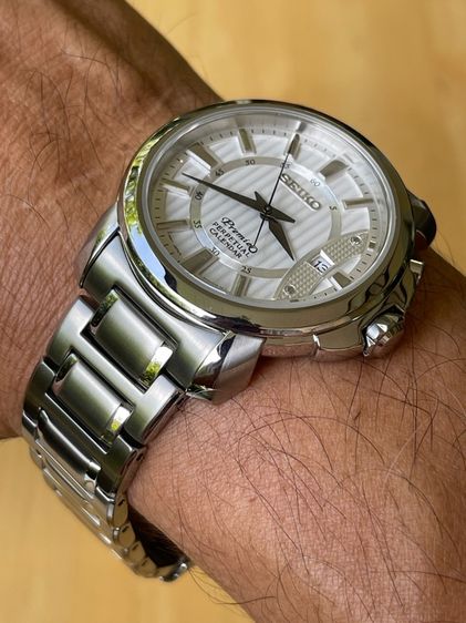 SEIKO Premier Perpetual Calendar White Dial  รุ่น SNQ155P1 รูปที่ 15
