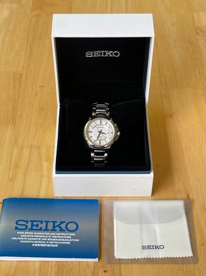 SEIKO Premier Perpetual Calendar White Dial  รุ่น SNQ155P1 รูปที่ 2