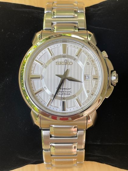 SEIKO Premier Perpetual Calendar White Dial  รุ่น SNQ155P1 รูปที่ 4
