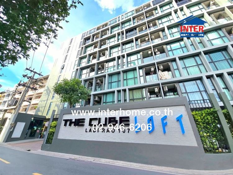 คอนโดมิเนียม 28.45 ตร.ม. เดอะคิวบ์ลอฟท์ ลาดพร้าว107 ซอยลาดพร้าว107 ถนนลาดพร้าวซอย107 เขตบางกะปิ กรุงเทพมหานคร