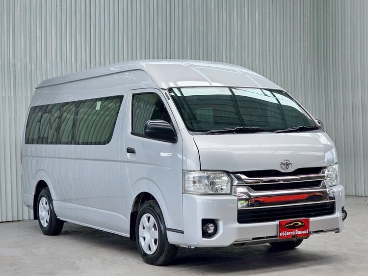 Toyota Commuter 2017 3.0 Van ดีเซล ไม่ติดแก๊ส เกียร์ธรรมดา เทา รูปที่ 3
